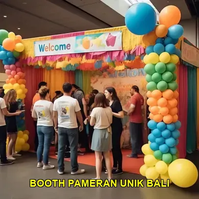 booth pameran unik bali